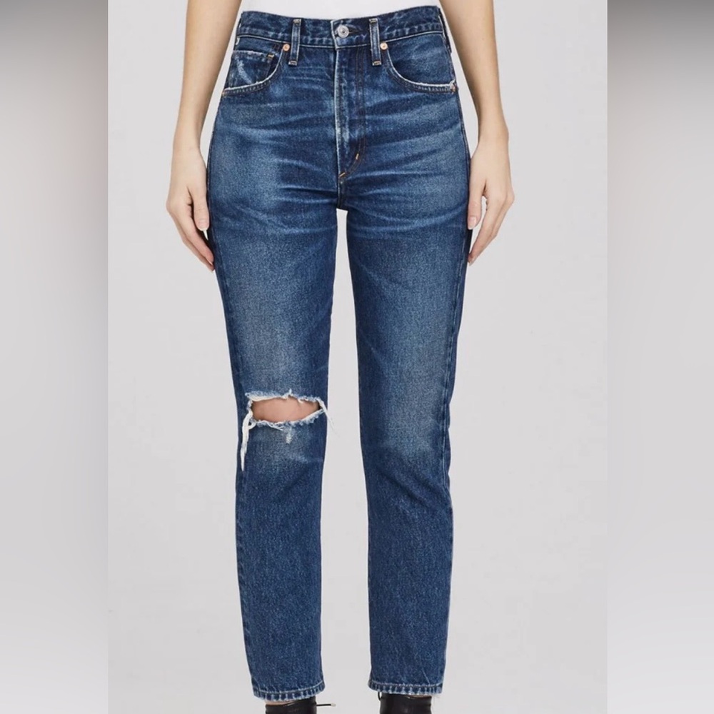 Citizens of Humanity Blue Boot Cut Jeans